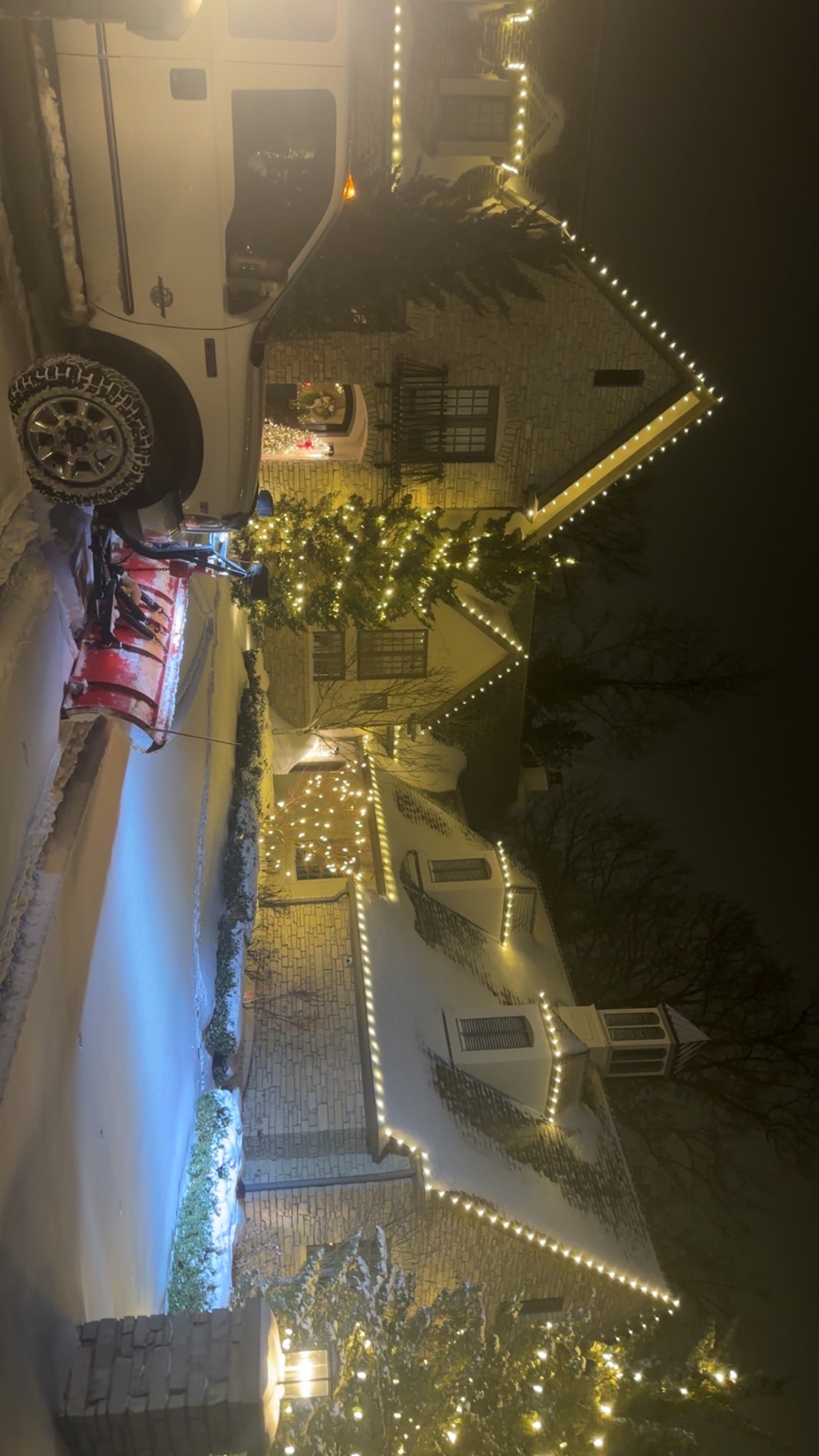 Detailed Residential Snow Plowing performed in Ladue, MO