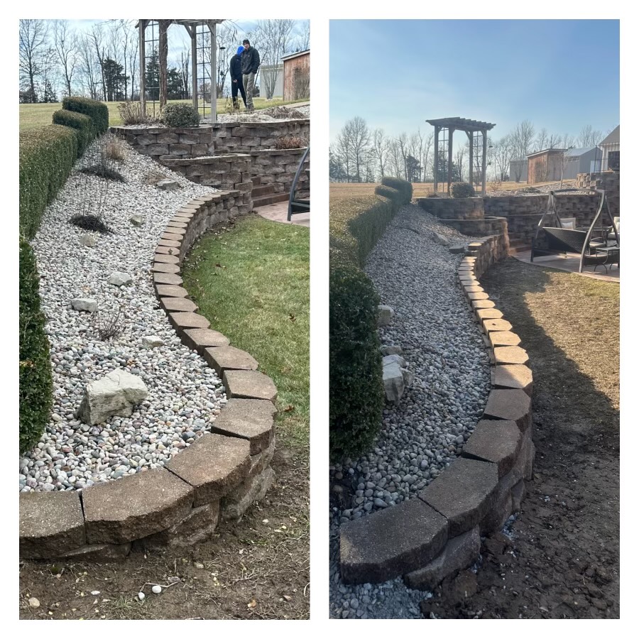Top of the Line Retaining Wall Reconstruction Performed in Foristell, MO